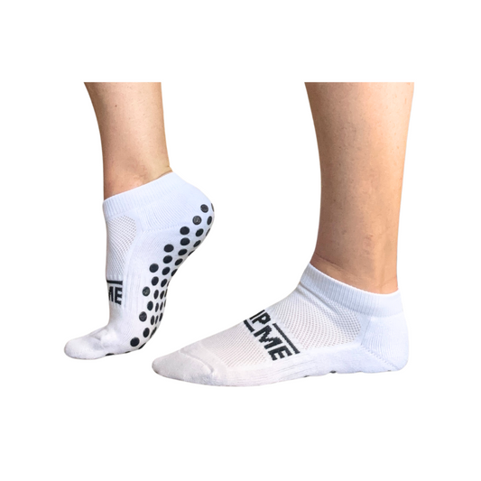 ankle grip socks for yoga, Pilates, netball, basketball, non slip, tennis, running, walking. premium grip, athletic socks.